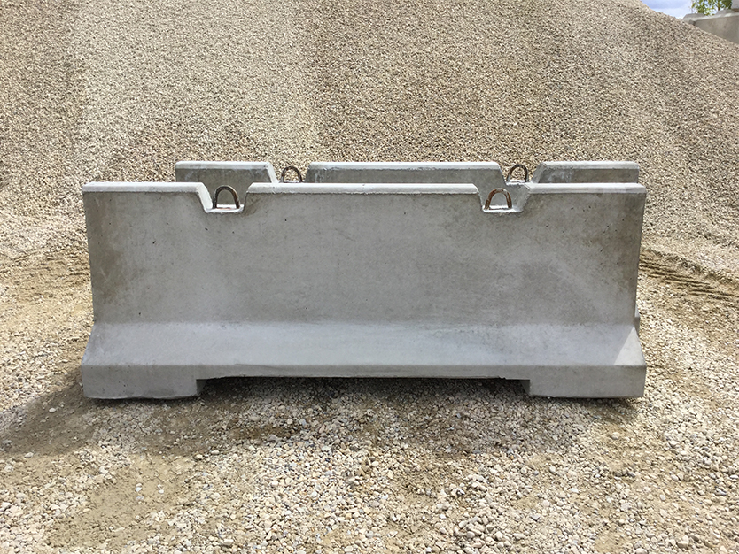 8' Painted Jersey Barrier