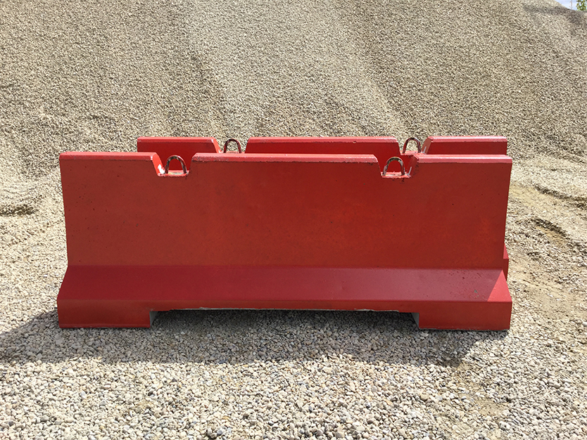 8' Painted Jersey Barrier